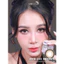 Lens mắt FB-231 Brown màu nâu trơn mắt mèo, viền to, size lớn - thương hiệu LUNA EYES