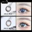 Lens mắt FB-231 Brown màu nâu trơn mắt mèo, viền to, size lớn - thương hiệu LUNA EYES