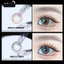 Lens mắt B215 Gray màu xám vân tia có viền nổi bật, size nhỏ - thương hiệu LUNA EYES