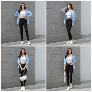 Big size - Quần legging dài 2 túi trước, cạp cao – Co giãn 4 chiều, ôm dáng, che khuyết điểm, thoải mái vận động
