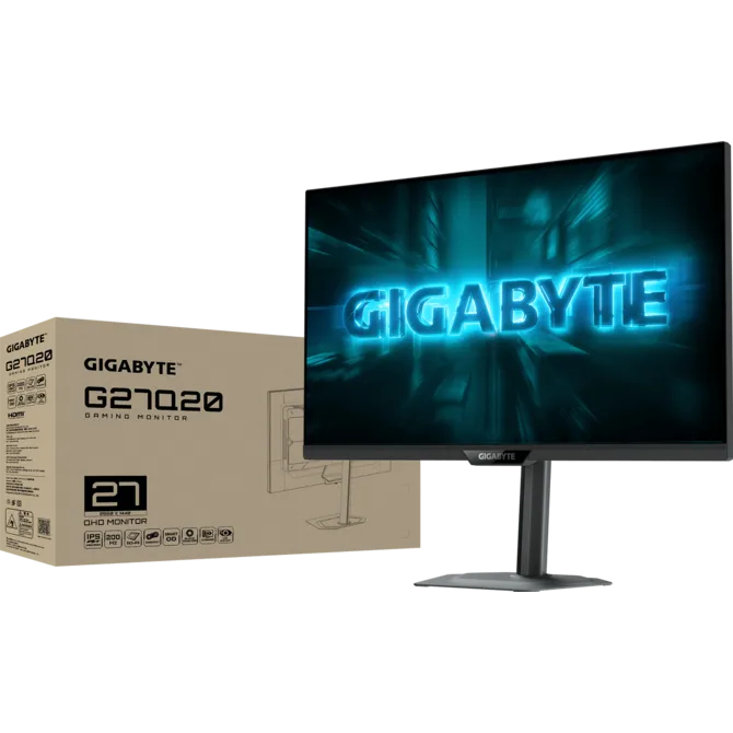 Màn hình Gigabyte G27Q20 27 inch (2K QHD/ SS IPS/ 210Hz OC/ 0.5 ms/ Chân CTH) - G27Q20T (Chân cố định) - Hàng chính hãng | BigBuy360 - bigbuy360.vn