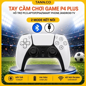 Tay Cầm Chơi Game Không Dây P4 Plus T28 Bluetooth Kết Nối PC, Laptop, Điện Thoại - Độ Nhạy Cao Rung Phản Hồi