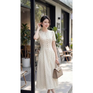 Đầm thiết kế chấm bi Melie dress dáng dài trẻ trung