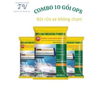 Bột Rửa Xe Không Chạm OPS - ComBo 10 Gói 500Gram Tạo Bọt Tuyết Rửa Ô Tô Xe Máy Siêu Tiết Kiệm Siêu Sạch Bóc Tách Vết Bẩn