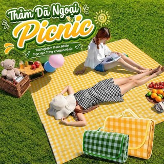 Thảm Dã Ngoại Picnic , Thích Hợp Đi Du Lịch, Đi Phượt Chụp Ảnh, Bạt Trải Cắm Trại Gấp Gọn