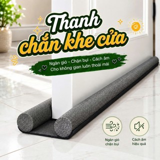 Thanh chắn cửa (3 màu) miếng chắn khe cửa chặn gió điều hòa, ngăn côn trùng bụi bẩn giảm tiếng ồn HomieTech