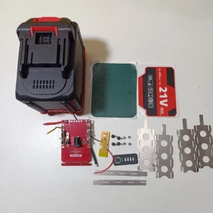 bộ vỏ kèm mạch SAM có cân bằng 18650 10cell 15cell và 20cell vỏ loại 1
