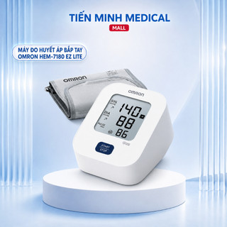 Máy đo huyết áp bắp tay tự động OMRON HEM-7180 EZ Lite chính hãng bảo hành 5 năm