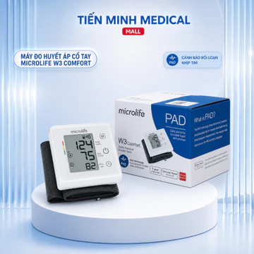 Máy đo huyết áp cổ tay Microlife W3 COMFORT cảnh báo rối loạn nhịp tim