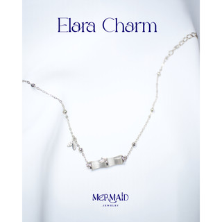 Vòng Tay Bạc 925 Mạ Vàng Elara Charm Đính Đá CZ Cao Cấp Cho Nữ