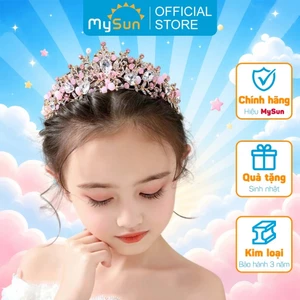 Vương miện công chúa cho bé gái cài tóc, trang trí bánh sinh nhật MySun Tiara