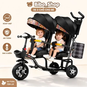 Xe Đẩy Sinh Đôi Cho Bé Có Thể Nằm Ngồi Nhiều Tư Thế