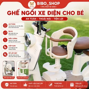 Ghế ngồi xe đạp điện cho bé từ 1-6 tuổi hàng loại 1 ( sẵn hàng )