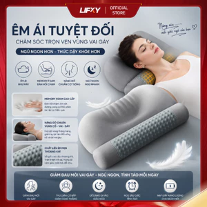 Gối Ngủ Công Thái Học Memory Foam, Giảm Đau Nhức Cổ Vai Gáy, Ngủ Ngon Chuẩn Y Khoa - The CozyCare