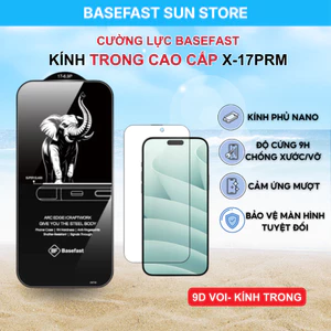 Kính Cường Lực 9D Basefast Dán Màn Hình Trước dùng cho máy từ X-17PRM Chống mẻ xước màn