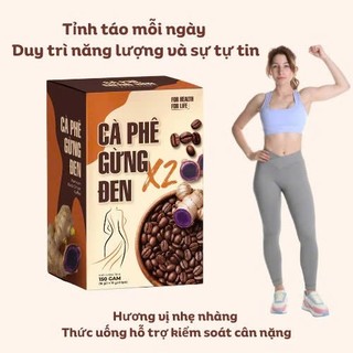 Cà Phê Gừng Đen X2 Mộc Tâm Hộp 15 Gói Chính Hãng Cao Cấp ✅ Kiểm soát  vóc dáng cân đối hoàn hảo an toàn cho chị em