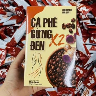 Cà Phê Gừng Đen X2 Mộc Tâm Hộp 15 Gói Chính Hãng Cao Cấp ✅ Kiểm soát  vóc dáng cân đối hoàn hảo an toàn cho chị em