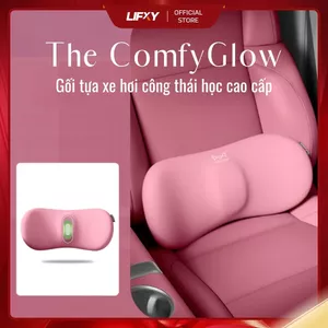 Gối Tựa Lưng Ô Tô Cao Cấp Êm Ái Giảm Đau Thắt Lưng Memory - Foam The ComfyGlow