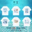 Áo thun Unisex mùa hè, áo thun đi biển Hàn Quốc, mát mẻ cho Nam Nữ, Trẻ Em, Gia Đình - Uni Tee I U120