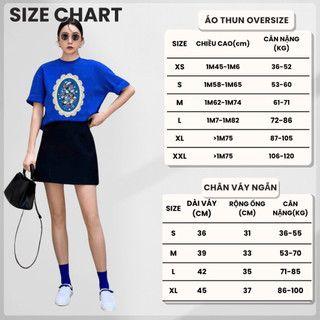 Bộ Thun Nữ Chepol Cao Cấp Form Rộng, In Họa Tiết, Cổ Tròn, Phối Chân Váy Ngắn, Chất Cotton(Áo Xanh Bích+CV Đen )CP_x4972