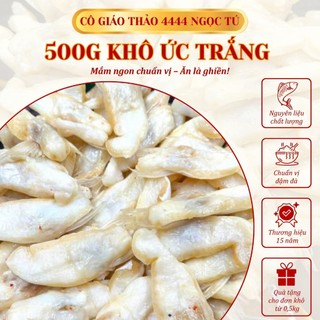 500g Ức Mỡ Khô Cá Dứa Trắng (Tặng Kèm Mắm Me) Loại Đặc Biệt | Cô Giáo Thảo 4444 Ngọc Tú