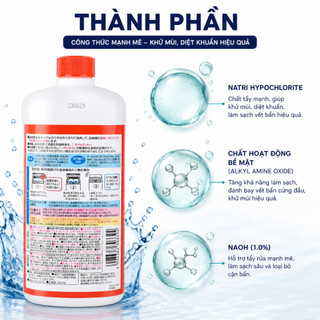 Nước Tẩy Lồng Máy Giặt Rocket 99,9% 550g Làm Sạch Lồng Máy Giặt Cửa Trên, Cửa Dưới, Tẩy Cặn Bã, Vệ Sinh Máy Giặt Đa Năng
