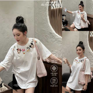 Áo Thun Nữ Chepol, Form Rộng, In Hình mickey, Áo Phông Chất Cotto Cao Cấp 4C, Mềm Mịn, Thoáng Mát, Có Bigsize CP_10107