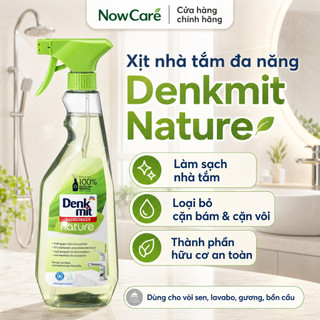 Chai xịt tẩy rửa nhà tắm đa năng Denkmit Đức vệ sinh thiết bị phòng tắm lavabo sen vòi vách kính bồn tắm wc 750ml