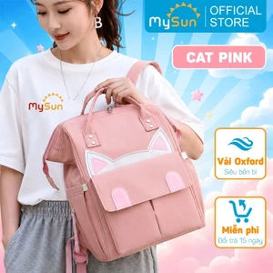 Ba lô bỉm sữa đựng đồ dùng cho mẹ và em bé sơ sinh đa năng MySun Cat