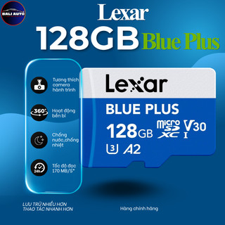 [ Chính hãng] Thẻ nhớ Lexar 128G BLUE PLUS microSDXC UHS-I Card 3.0  tốc độ đọc siêu cao 170MB/S