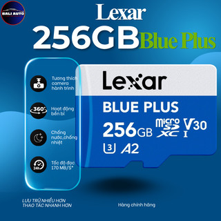 [ Chính hãng] Thẻ nhớ Lexar 256G BLUE PLUS microSDXC UHS-I Card 3.0  tốc độ đọc siêu cao 170MB/S