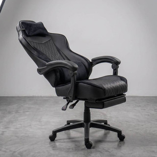 Ghế gaming công thái học bọc nệm mềm , làm việc chơi game , Chính hãng AVENTA - Da Pu hoàn thiện cao cấp không nhăn