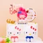 MÈO HELLO KITTY trang trí bánh sinh nhật, mèo kitty trang trí DUHA 039