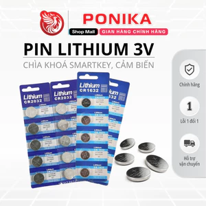 Pin Lithium CR 3V Cho Remote Xe & TPMS – CR2032/CR2025/CR2016/CR1616/CR1220 –Chất Lượng Cao, Giá Tốt
