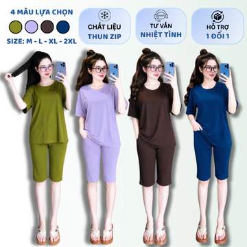SET ĐỒ NỮ, ĐỒ BỘ NỮ, SET MẶC NHÀ,SET NỮ HÈ SET BỘ NỮ THUN LẠNH DẺO LỬNG NGỐ TRƠN ÁO FORM RỘNG QUẦN LỬNG CO GIÃN 4 CHIỀU
