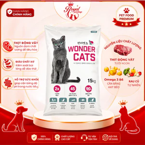 Thức ăn hạt Wonder cats cho mèo mọi lứa tuổi Hàn Quốc