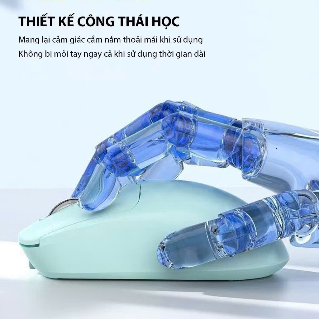 Chuột không dây Silent GPW M281 2 chế độ kết nối | 2,4ghz bluetooth pin sạc | BigBuy360 - bigbuy360.vn