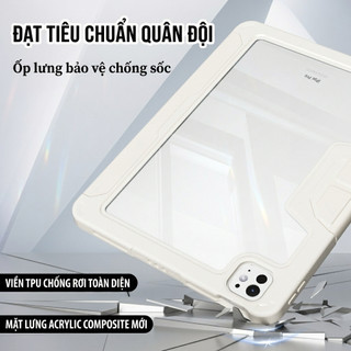KTGGHG vỏ bảo vệ chống rơi phù hợp với iPad đời11/10 Air đời6/7/8(M2/M3/M4) đời4/5 Pro đời1~4 11"