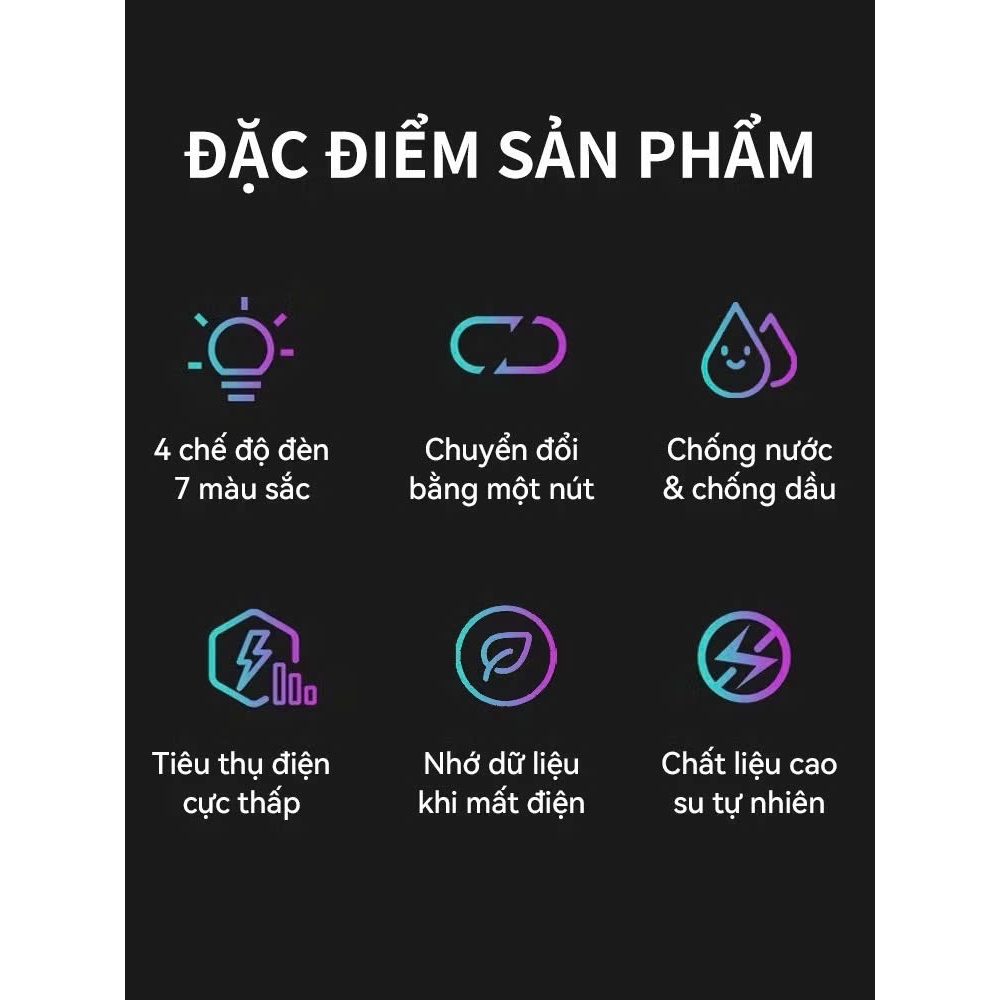 Lót chuột cỡ lớn LED RGB , pad chuột chơi game chống trượt siêu bền siêu đẹp | BigBuy360 - bigbuy360.vn