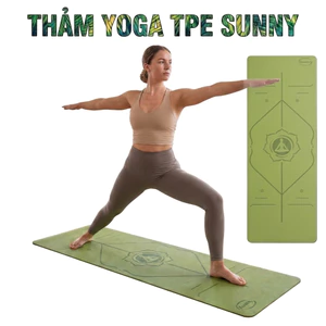THẢM TẬP YOGA-GYM 8MM SUNNY - ĐỊNH TUYẾN (TẶNG KÈM TÚI ĐỰNG THẢM)