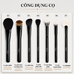 Bộ Cọ Trang Điểm WYNI 16 Cây Cao Cấp – Mỗi Cọ Một Chất Lông Chuyên Biệt, Mềm Mịn, Bám Phấn Tốt — ảnh 5