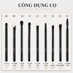Bộ Cọ Trang Điểm WYNI 16 Cây Cao Cấp – Mỗi Cọ Một Chất Lông Chuyên Biệt, Mềm Mịn, Bám Phấn Tốt — ảnh 6