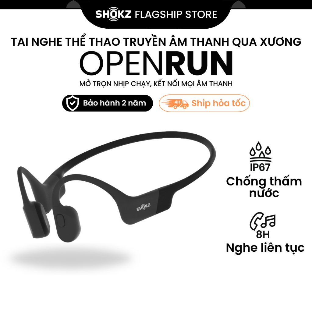 Tai Nghe Bluetooth Thể Thao Truyền Âm Thanh Qua Xương SHOKZ OPENRUN S803 - Bảo hành 2 năm - Pin sử dụng liên tục 8 giờ | BigBuy360 - bigbuy360.vn