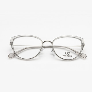 Gọng Kính Mắt Mèo 00378 Eye Plus Nhựa TR Phối Càng Thép Không Gỉ Nhẹ Bền Phong Cách Thời Trang
