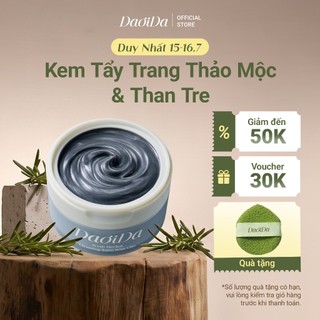Kem Tẩy Trang Thảo Mộc Và Đất Sét DaoiDa - Sạch Sâu, Cải Thiện Mụn Đầu Đen & Lỗ Chân Lông 110g