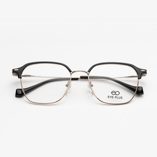 Gọng Kính Cận Clubmaster EyePlus 00521 Nhựa TR Càng Thép Không Gỉ Nhẹ Bền Kính Mắt Nam Nữ Thời Trang