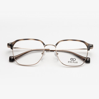 Gọng Kính Cận Clubmaster EyePlus 00521 Nhựa TR Càng Thép Không Gỉ Nhẹ Bền Kính Mắt Nam Nữ Thời Trang