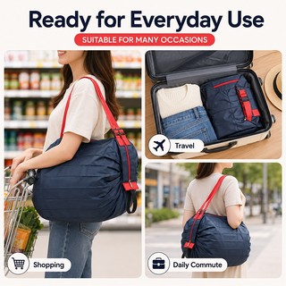[COD] Túi Mua Sắm Đa Năng Chống Nước Gấp Gọn - Túi Du Lịch, Đi Biển, Dã Ngoại, Siêu Thị, Tập Gym Siêu Tiện Lợi