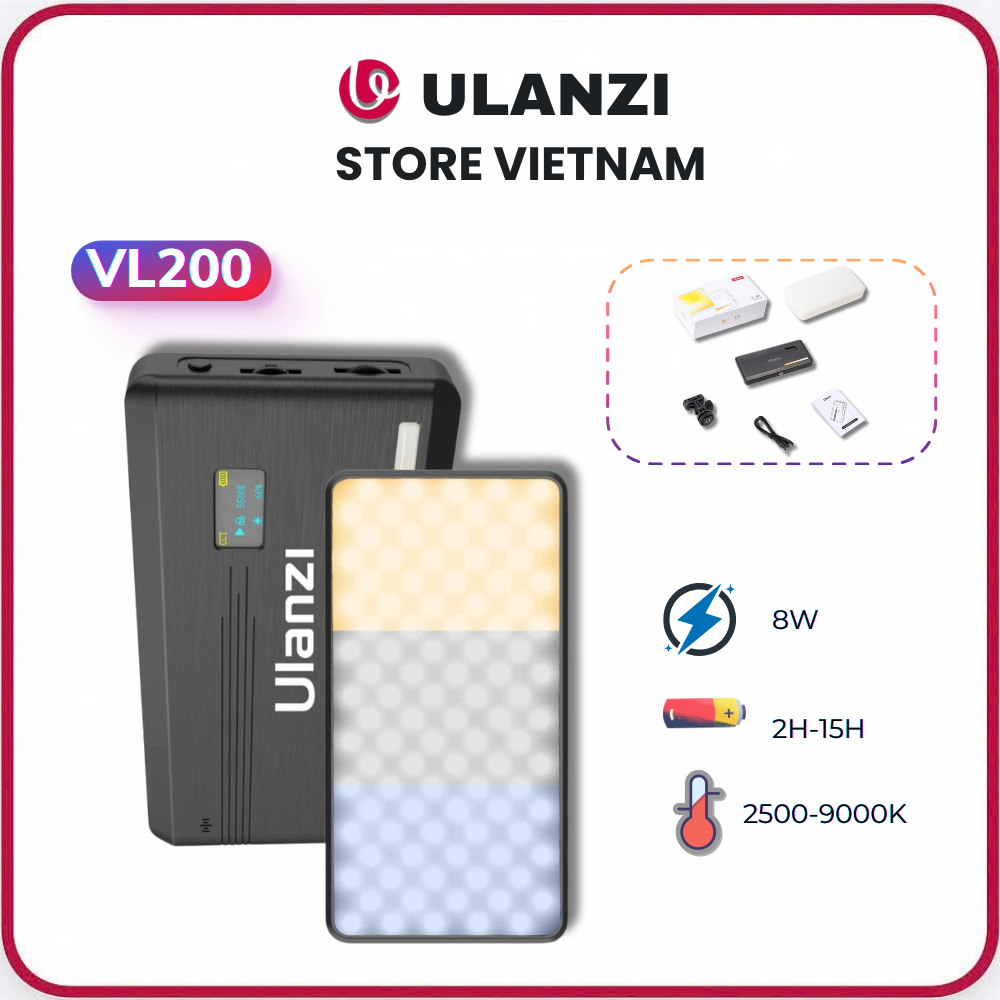 Đèn LED Ulanzi VL200 Bi-Color