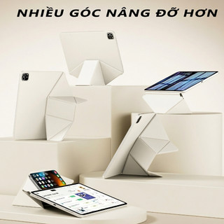 KTGGHG  ốp lưng iPad từ tính phù hợp với iPad 11th/10th Air 4~5th/6~8th 11"/10.9" gấp nhiều góc và tháo rời được